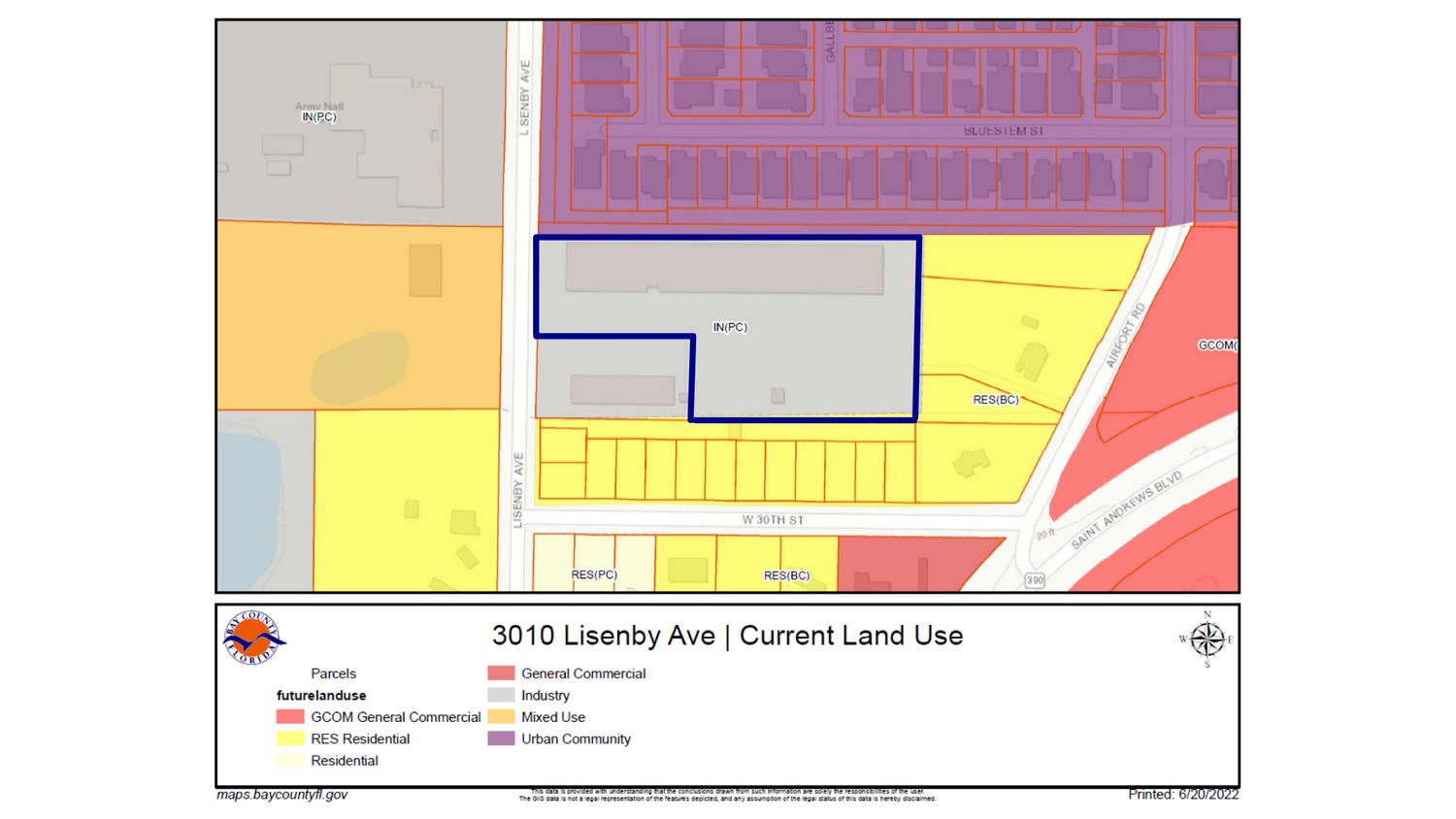 Lisenby Industrial Park @ SweetBay & Hwy 390: 3014 Lisenby Ave, Panama City, FL 32405